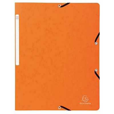 Abbildung von Exacompta Eckspannmappe Nature Future A4 Manila Karton 400g orange
