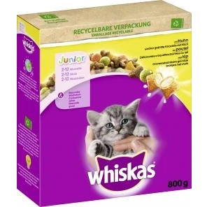 Abbildung von Whiskas Junior lecker gefüllte Knackkits mit Huhn