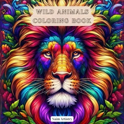 Abbildung von Wild Animals Coloring Book: A Safari Adventure in Art: Discover the Wonders of Wildlife Through Fun &amp; Educational for All Ages Various