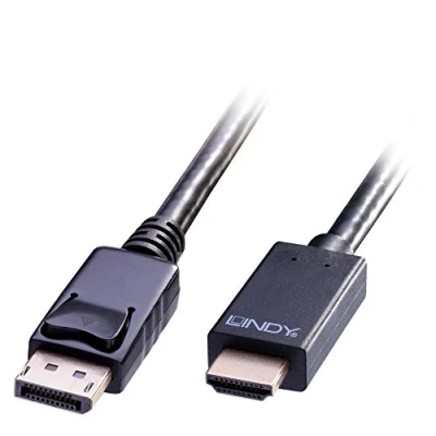 Abbildung von LINDY 36924 5m DisplayPort an HDMI 10.2G Kabel