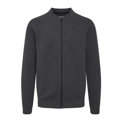 Abbildung von Indicode Jeans Idbronte Sweatjacke, Herren, Größe: Medium, Charcoal mix