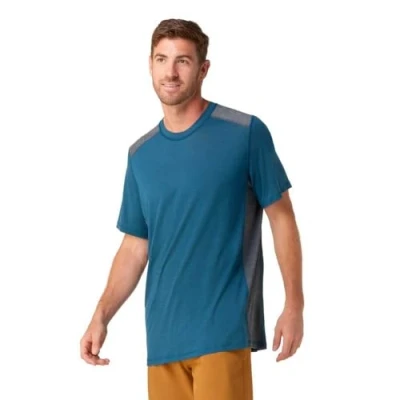 Abbildung von Smartwool Active Ultralite TECH Tshirt basic, Herren, Größe: XL, Twilight blue