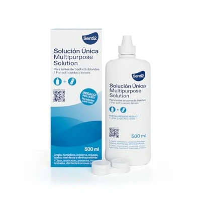 Abbildung von Senti2 Lösung für weiche Kontaktlinsen, 500 ml