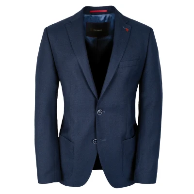 Abbildung von ROY Robson SLIM FIT Anzugsakko, Herren, Größe: 110, Navy