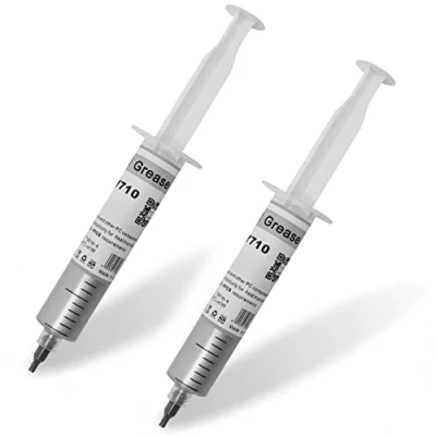 Abbildung von HY710 40Gramm(2*20g) &gt; 3,17 W/m k hervorragende Leistung, geeignet für alle CPU Kühler/Drucker/Kühler/andere Geräte, hohe Wärmeleitfähigkeit, geringer Wärmewiderstand Silberne Wärmeleitpaste
