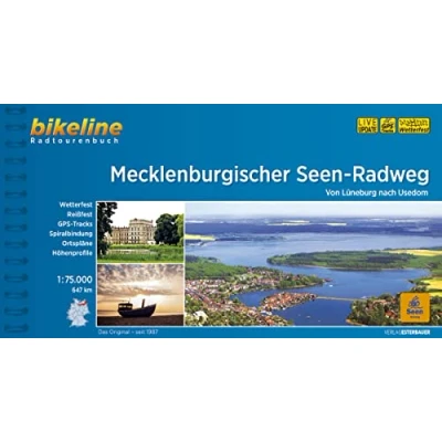 Abbildung von Mecklenburgischer Seen Radweg: Von Lüneburg nach Usedom. 1:75.000, 647 km, wetterfest/reißfest, GPS Tracks Download, LiveUpdate (Bikeline Radtourenbücher)