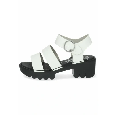 Abbildung von Fly London Plateausandalette, Damen, Größe: 35, Offwhite Schuhe