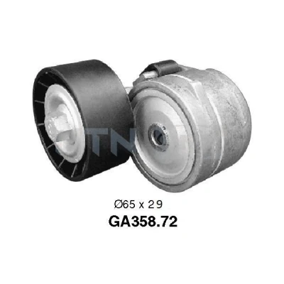 Abbildung von SNR GA358.72 Spannrolle ALFA ROMEO: Spider, 155, 147, FIAT: Punto II Schrägheck, Coupe, Marea Weekend, LANCIA: Y