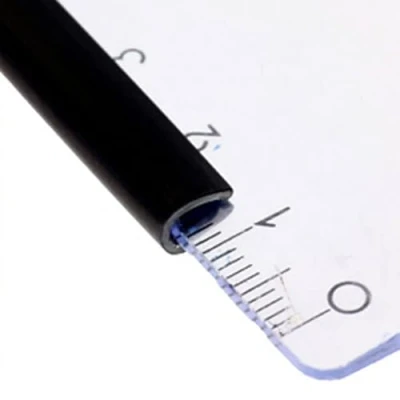 Abbildung von Recambo Autotür Kantenschutz Autoschutz Zierleiste Keder U Profil flexibel Selbstklebend Universal Fit 3m Schwarz