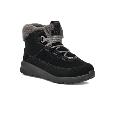 Abbildung von UGG Terretrail COZY LACE Unisex Schnürstiefelette für Kinder, Größe: 31, Black Schuhe