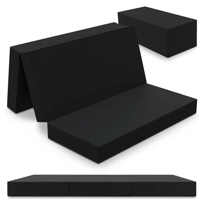 Abbildung von Klappmatratze Gästematratze, Bestschlaf, 15 cm hoch, waschbar, klappbar, Faltmatratze, Reisematratze