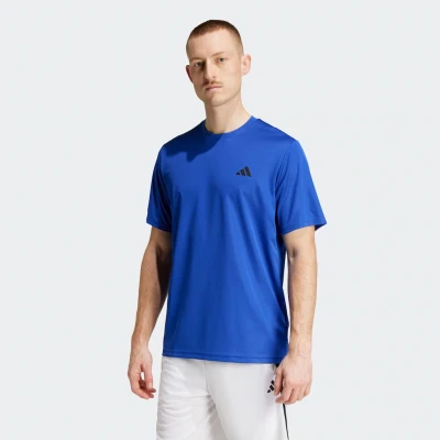 Abbildung von adidas Herren Train Essentials Training Tee, semi Lucid Blue/Black, S