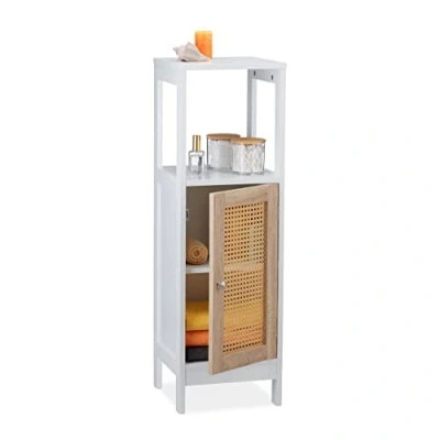 Abbildung von relaxdays Midischrank Badezimmerschrank mit 3 Fächern