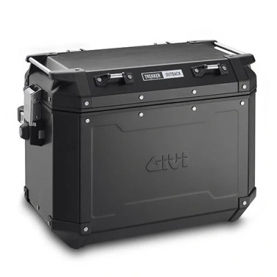 Abbildung von Givi OBK48BPACK2 Aluminium Seiten Koffer, Schwarz
