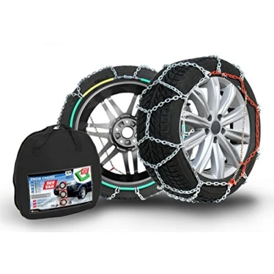 Abbildung von COMPASS Schneeketten SUV Van für Reifen 225/55 R18, extra stark 16x27mm, TÜV geprüft, (240), 1 Paar