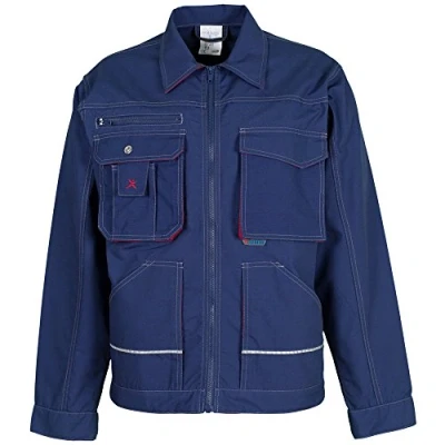 Abbildung von Planam Größe 52 Herren Basalt Bundjacke marine rot Modell 2812