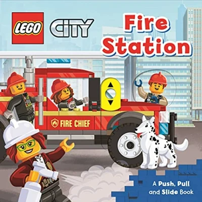 Abbildung von LEGO® City. Fire Station: A Push, Pull and Slide Book (LEGO® Books, 1)