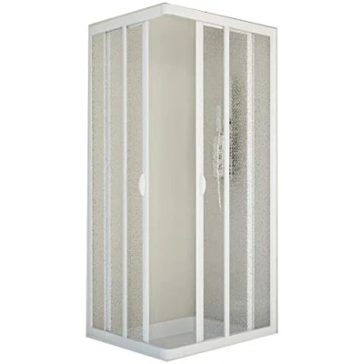 Abbildung von Forte Eckdusche &quot;Vela&quot;, variabler Verstellbereich, BxH: 90 x 185 cm