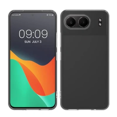 Abbildung von kwmobile Hülle kompatibel mit OnePlus Nord 4 5G Silikon Handyhülle Transparent Handy Case in
