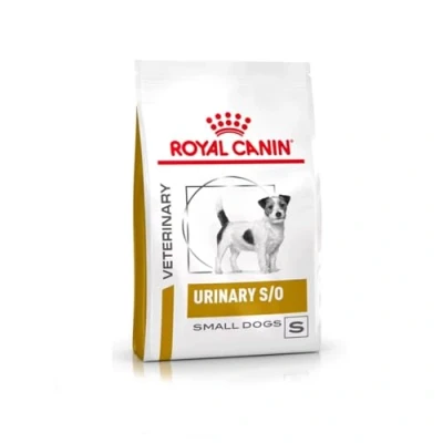 Abbildung von Royal Canin Veterinary Urinary S/O Small Dogs 4 kg Diät Alleinfuttermittel für ausgewachsene kleine Hunde Kann zur Auflösung von Struvitsteinen beitragen Harnverdünnung