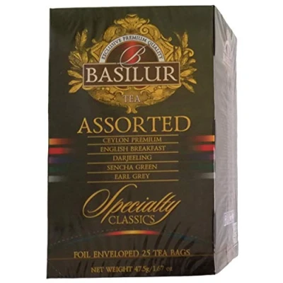 Abbildung von Basilur Tee Set Specialty Classics 5 Teesorten 2er Pack (2 x 25 Teebeutel) Schwarztee Grüntee