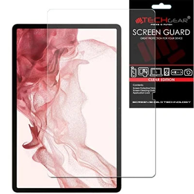 Abbildung von TECHGEAR Schutzfolie für Galaxy Tab S9 Plus 12,4 Zoll (SM X810 / SM X816) Screen Protector, Ultra Klare Bildschirmschutz Display Folie Kompatibel mit Samsung 2023