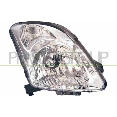 Abbildung von PRASCO SZ0344803 Scheinwerfer rechts H4 chrom ohne Stellmotor für LWR SUZUKI: SWIFT 3