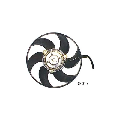 Abbildung von MAHLE ORIGINAL CFF 305 000P Lüfter 317mm 12V 160W elektrisch ohne Kühlerlüfterrahmen (Zarge) CITROËN: Saxo Schrägheck