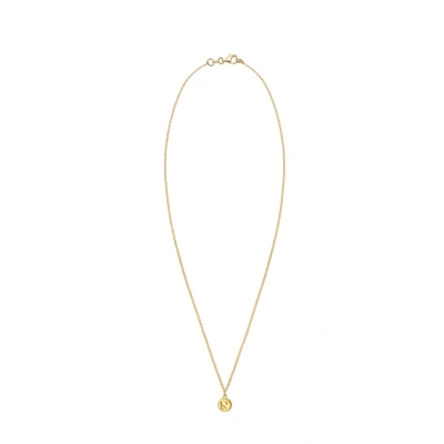 Abbildung von Elli Letter N Halskette goldcoloured, Damen, Größe: 45, Gold coloured