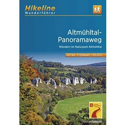 Abbildung von Altmühltal Panoramaweg: Wandern im Naturpark Altmühltal. 1:35000, 11 Etappen, 201 km, GPS Tracks Download, LiveUpdate (Hikeline /Wanderführer)