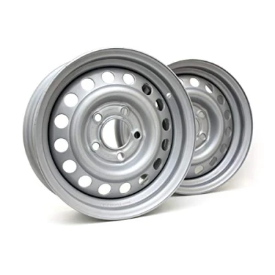 Abbildung von p4U 2X Anhänger Felge Stahlfelge 5.5Jx 14 112x5 ET30 950KG Tragkraft ML 67 Wohnwagen Zoll