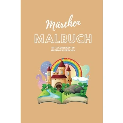 Abbildung von Affirmationsmalbuch für Kinder: “Märchen Malbuch Mit bezaubernden Mutmachsprüchen Kinder zum Ausmalen