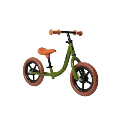Abbildung von FabricBike Mini Kinderlaufrad, Balance Bike Laufrad ab 18 Monate bis 4 Jahre, verstellbarem Sitz und Lenker, 12 Zoll Rädern (Mini Cayman Green)