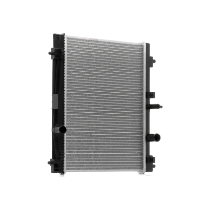 Abbildung von RIDEX 470R0112 Kühler, Motorkühlung Aluminium 350 488 16 ohne Rahmen Kühlrippen gelötet TOYOTA: Yaris II Schrägheck, III Schrägheck