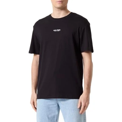 Abbildung von Jack &amp; Jones Jcoedition Berlin TEE CREW NECK Tshirt print, Herren, Größe: Small, Black