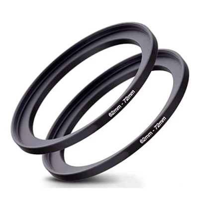 Abbildung von Step Up Ring für Kameralinse, 62 mm bis 72 Filter, Premium Aluminium, 2 Stück