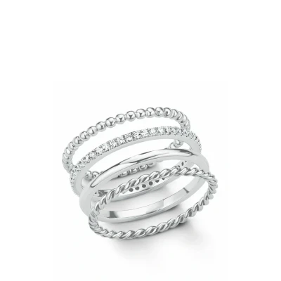 Abbildung von s.Oliver Ring, Damen, Größe: 50, Silber