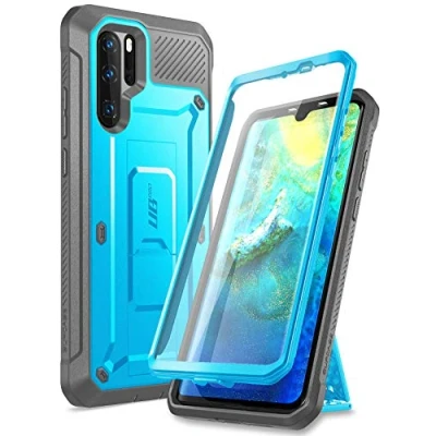 Abbildung von SupCase Huawei P30 Pro Hülle 360 Grad Schutzhülle Robust Handyhülle Bumper Case Cover [Unicorn Beetle Pro] mit Integriertem Displayschutz und Ständer für 2019 (Blau)