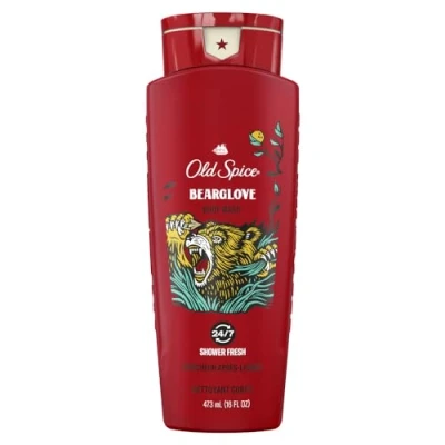 Abbildung von Old Spice Wild Collection Bearglove Men&#039;s Body Wash 16 Fluid Ounce by