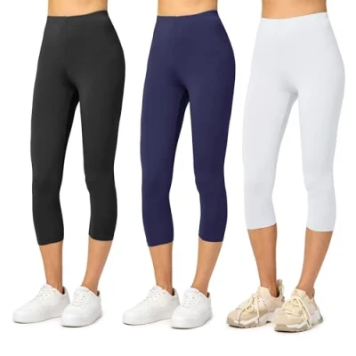 Abbildung von Merry Style Leggings Damen Caprihose 3/4 Hose MS10 144 (1 tlg) aus Viskose