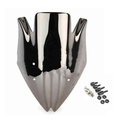 Abbildung von Spoiler Luftabweiser Für Kawasaki Ninja Z1000 Z 1000 2007 2008 2009 Z750 2012 Schwarz Motorrad Windschutzscheibe Windschutz Double Bubble Bildschirm Verkleidung 07 08 09 Windschild (Farb