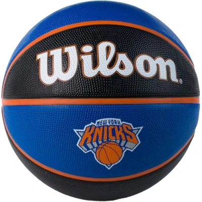 Abbildung von Wilson Basketball NBA TEAM TRIBUTE, NEW YORK KNICKS, Outdoor, Gummi, Größe: 7