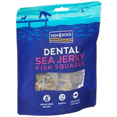 Abbildung von Fish4Dogs Dental Sea Jerky Fish Sqaures 115 g