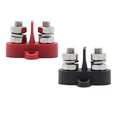 Abbildung von Dual Terminal Stud / 2 fach Schraubanschluss mit entfernbarer Isolationsplatte x M10 (3/8&quot;)