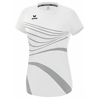 Abbildung von Erima Running Racing Sport Tshirt, Damen, Größe: 34, New white