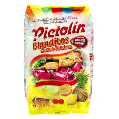 Abbildung von Caramelos masticables pictolín frutas bolsa de 1 kg