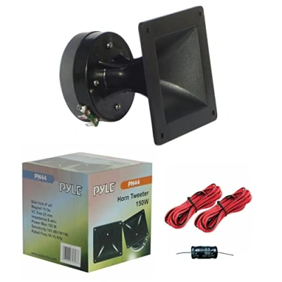 Abbildung von Pyle PH44 VERDICHTUNGS TROMPETET Tweeter KARIERT DURCH 11,50 X cm VON 75 WATT RMS UND 150 MAX MIT IMPEDANCE 8 OHM Haus DJ Automobil Partei SENSIBILITAT 105 DB