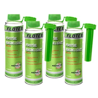 Abbildung von Flotex Hydrostößel Reinigung &amp; Schutz, 4 x 250ml Additiv reinigt Ventilstößel