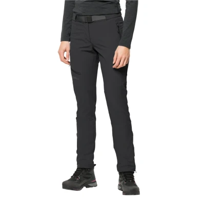 Abbildung von Jack Wolfskin Holdsteig Stoffhose, Damen, Größe: 36, Black