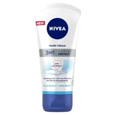 Abbildung von NIVEA 3 in 1 Care and Protect Handcreme, 100 ml